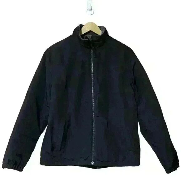 Duluth Trading Co. Jacket Men’s Small Black Fleece Lined Insulated Winter - Picture 1 of 10